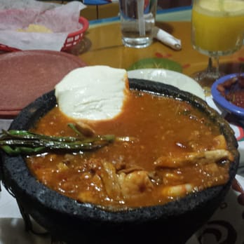 La Mesa Mexican Restaurant - Molcajete. The picture in the menu doesn't do it justice. - Mexican Near Me - Bellevue, Nebraska