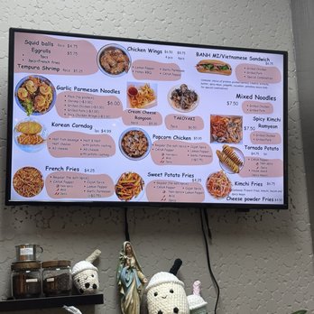 Cana Tea & Coffee - Food menu - Bubble Tea Near Me - Houston, Texas
