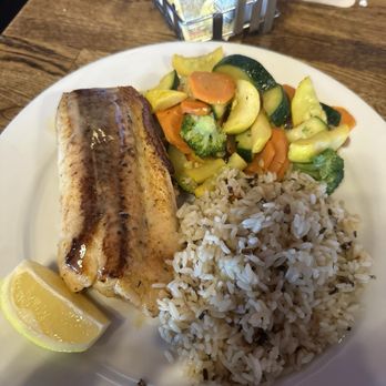 Tony P's Dockside Grill - Crab and shrimp stuffed tilapia - Sports Bars Near Me - Marina Del Rey, California