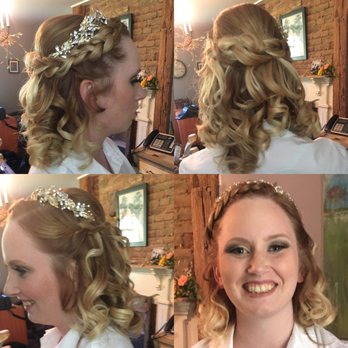 The Salon - At the Cottage - The bride! Hair by Demetria and make up by Lauren - Hair Salons Near Me - Stephenson, Virginia The Salon - At the Cottage - The bride! Hair by Demetria and make up by Lauren - Hair Salons Near Me - Stephenson, Virginia