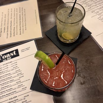 Toast On 60 - Margarita & Strawberry Margarita - New American Near Me - Tampa, Florida Toast On 60 - Margarita & Strawberry Margarita - New American Near Me - Tampa, Florida