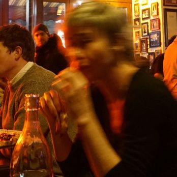 Lucky Charlie - Interior with guests. - Pizza Near Me - Brooklyn, New York Lucky Charlie - Interior with guests. - Pizza Near Me - Brooklyn, New York