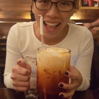 Spicy Shallot - Giant freaking Thai iced tea - Thai Near Me - Elmhurst, New York Spicy Shallot - Giant freaking Thai iced tea - Thai Near Me - Elmhurst, New York