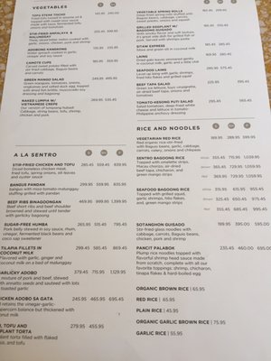 Menu photo 2 Sentro 1771 Pasig City, NCR