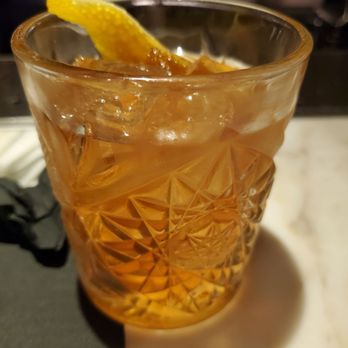 Angeline's - Old fashioned made with Elijah Craig whiskey. - Italian Near Me - Charlotte, North Carolina Angeline's - Old fashioned made with Elijah Craig whiskey. - Italian Near Me - Charlotte, North Carolina