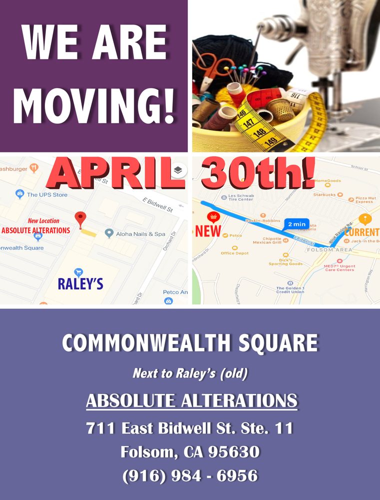 ABSOLUTE ALTERATIONS Updated August 2024 48 Reviews 711 E Bidwell