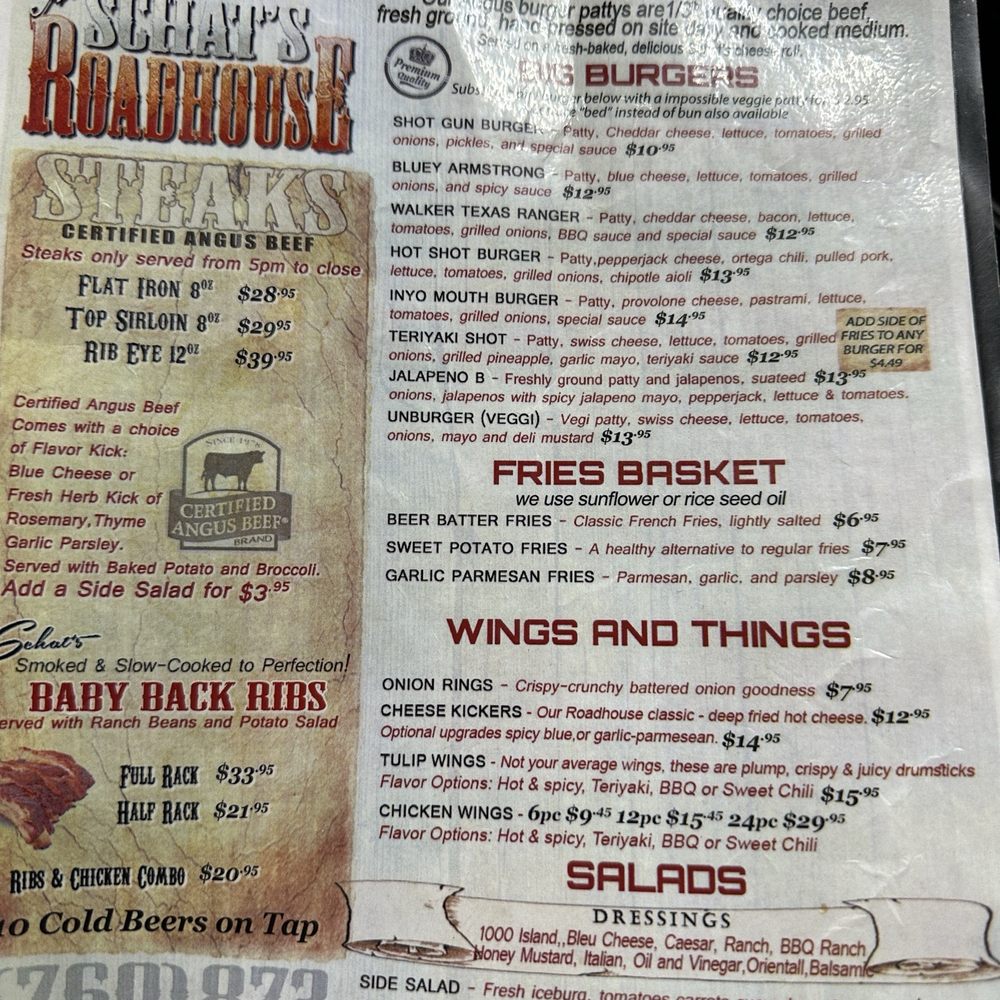Aaron Schat's Roadhouse - American Near Me - Bishop, California