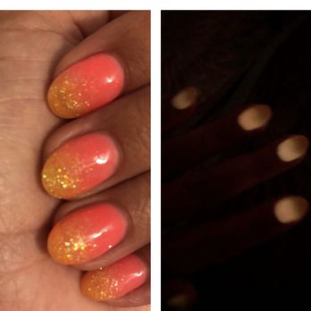 Smile Nails & Spa - Summer Nails! Sunrise, Sunset Dip Ombré with Glow in the dark Dip and Sparkle - Nail Salons Near Me - Oceanside, California Smile Nails & Spa - Summer Nails! Sunrise, Sunset Dip Ombré with Glow in the dark Dip and Sparkle - Nail Salons Near Me - Oceanside, California