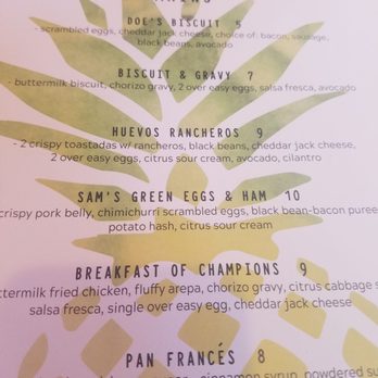 Savorez - The brunch menu featuring Green Eggs and Ham. - Latin American Near Me - Wilmington, North Carolina Savorez - The brunch menu featuring Green Eggs and Ham. - Latin American Near Me - Wilmington, North Carolina
