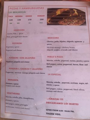 Menu photo 4 La Majahua Zihuatanejo, GRO