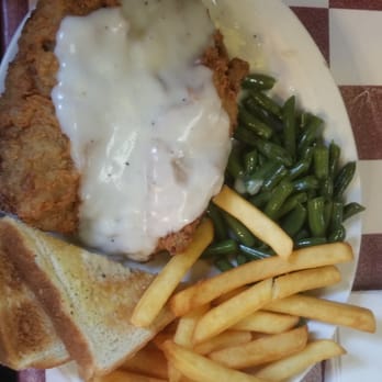 The Grace Miller Gracie's - Yum. The chicken fried steak at Gracie's is even better than the ones I've had at the Broken Spoke. - Comfort Food Near Me - Bastrop, Texas