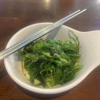 Fish and Knife - SS5. Seaweed Salad with cucumbers and great addition - Japanese Near Me - Trophy Club, Texas
