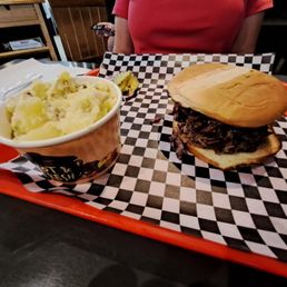 Chopped Brisket Sandwich