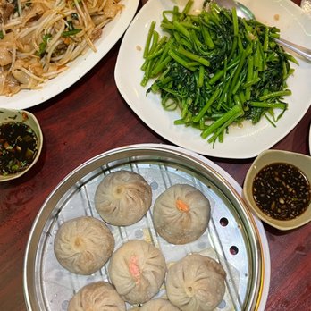 Dumpling House - G2. Sauteed Chinese Watercress with Garlic (middle) - Noodles Near Me - Cambridge, Massachusetts