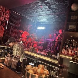 Live band on stage
