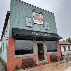 Lake Superior Brewing Co At Dunes Saloon - Bar area.