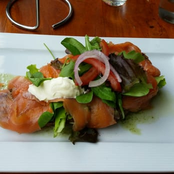 De Blauwe Engel - Smoked salmon sandwich - Pubs Near Me - Amsterdam, New Hampshire
