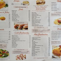 Rocco's Steaks - Menu inside.