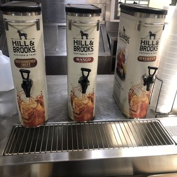 Piccadilly - three cans of hill and brooks coffee on a conveyor belt - Cafeteria Near Me - College Park, Georgia Piccadilly - three cans of hill and brooks coffee on a conveyor belt - Cafeteria Near Me - College Park, Georgia