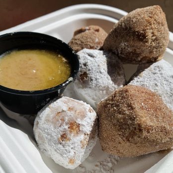 Pine State Biscuits - We couldn't pass up these Biscuit Beignets so we ordered half and half - cinnamon sugar + powdered sugar! - Southern Near Me - Portland, Oregon Pine State Biscuits - We couldn't pass up these Biscuit Beignets so we ordered half and half - cinnamon sugar + powdered sugar! - Southern Near Me - Portland, Oregon