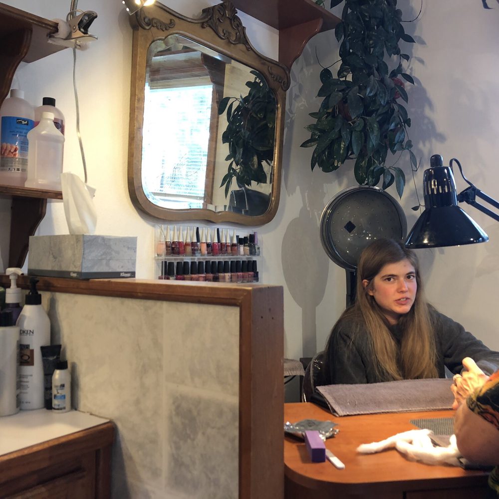 Appearance Plus Full Service Salon - Nail area-don't mind my friend, she didn't know I was taking a picture! - Hair Salons Near Me - Estes Park, Colorado Appearance Plus Full Service Salon - Nail area-don't mind my friend, she didn't know I was taking a picture! - Hair Salons Near Me - Estes Park, Colorado
