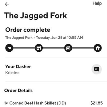 The Jagged Fork - Receipt - Waffles Near Me - Lathrup Village, Michigan The Jagged Fork - Receipt - Waffles Near Me - Lathrup Village, Michigan
