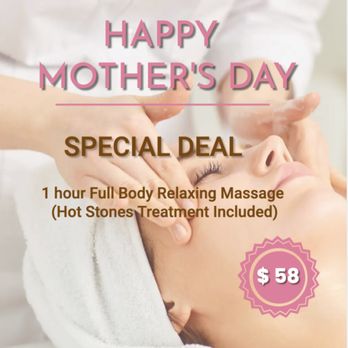 Healing Spring Spa - Happy Mother's day to all incredible mother's out there, enjoy this special deal for you only during 5/10-5/12. - Massage Therapy Near Me - Ashton-Sandy Spring, Maryland