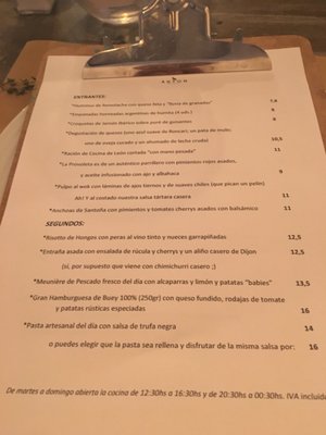 Menu photo 2 Ástor Madrid, M Menu photo 2 Ástor Madrid, M