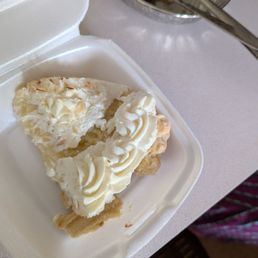 Coconut cream pie Coconut cream pie