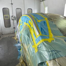 Love how they protect the rest of the car with a covering. Love how they protect the rest of the car with a covering.