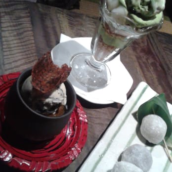 Cha-An - Green tea parfait, black sesame creme brule and handmade mochi - Japanese Near Me - New York, New York Cha-An - Green tea parfait, black sesame creme brule and handmade mochi - Japanese Near Me - New York, New York