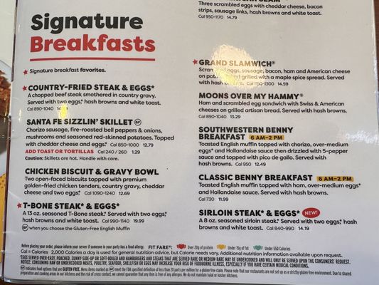 Menu photo 1 Denny's Hobbs, NM