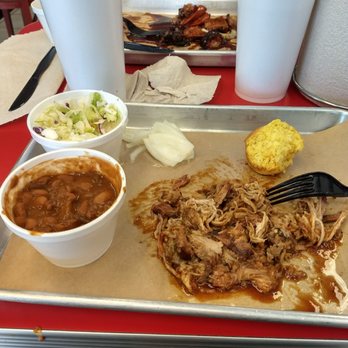 Naked Q BBQ - Pulled pork, ranch beans and slaw. - Barbeque Near Me - Phoenix, Arizona