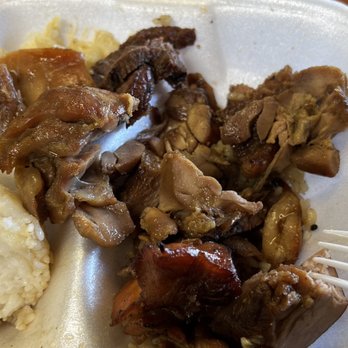 Matiki Island BBQ - Chicken scraps. - Hawaiian Near Me - Anaheim, California