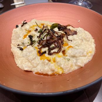 Indus Progressive Indian - Navaabi Risotto - A sophisticated, creamy twist on traditional Khichdi - Kebab Near Me - Highland Park, Illinois Indus Progressive Indian - Navaabi Risotto - A sophisticated, creamy twist on traditional Khichdi - Kebab Near Me - Highland Park, Illinois