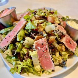 Rick's Restaurant - -Ahi Tuna Salad, delicious with plenty of tuna