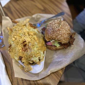 Oak House - C.B.R and frito pie fries - Salad Near Me - Newmarket, New Hampshire Oak House - C.B.R and frito pie fries - Salad Near Me - Newmarket, New Hampshire