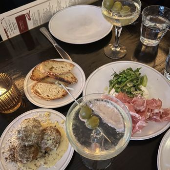 Prima - Arancini tartufo (comes with 3 but can add more) and burrata & prosciutto - Wine Bars Near Me - Boston, Massachusetts Prima - Arancini tartufo (comes with 3 but can add more) and burrata & prosciutto - Wine Bars Near Me - Boston, Massachusetts