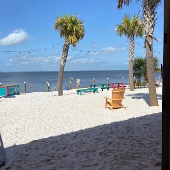 LuLu's Destin - Beach area off the back of LuLu's - Seafood Near Me - Destin, Florida