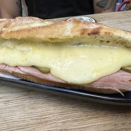 With ham and cheese With ham and cheese