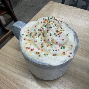 Rising For People Coffee - Cake Batter Latte - Coffee & Tea Near Me - Reno, Nevada Rising For People Coffee - Cake Batter Latte - Coffee & Tea Near Me - Reno, Nevada