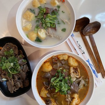 Yozi - 8th Ave - Guihua Duck Noodles Soup with duck blood ($9 + $2), Mixed Gizzards ($5.99), Sour'n Spicy Duck Noodle Soup with duck blood ($9 + $2) - Shanghainese Near Me - Brooklyn, New York Yozi - 8th Ave - Guihua Duck Noodles Soup with duck blood ($9 + $2), Mixed Gizzards ($5.99), Sour'n Spicy Duck Noodle Soup with duck blood ($9 + $2) - Shanghainese Near Me - Brooklyn, New York
