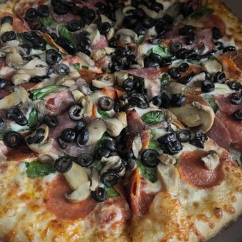 Marco's Pizza - Medium Build Your Own triple garlic crust - Pizza Near Me - Rocklin, California