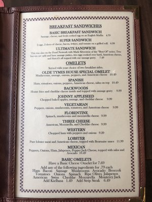 Menu photo 6 Olde Tymes Restaurant Norwich, CT Menu photo 6 Olde Tymes Restaurant Norwich, CT