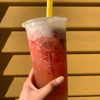 Sunright Tea Studio - Sunnyvale - Strawberry Jasmine Tea - Bubble Tea Near Me - Sunnyvale, California Sunright Tea Studio - Sunnyvale - Strawberry Jasmine Tea - Bubble Tea Near Me - Sunnyvale, California