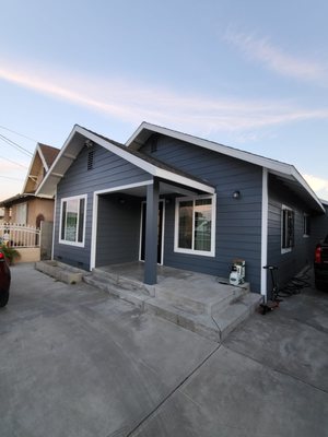Exterior Painting Project - Our team was hired to completely renew the exterior of this house. The outcome was awesome! Exterior Painting Project - Our team was hired to completely renew the exterior of this house. The outcome was awesome!