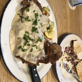 Jack Allen's Kitchen - Chicken fried steak coved in gravy - Southern Near Me - Round Rock, Texas