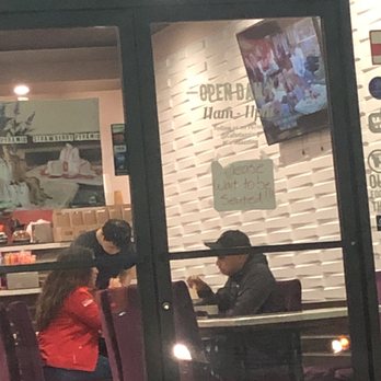 Cafe Dazzling - Sign says close at 11pm and there were still customers. - Ramen Near Me - Tracy, California Cafe Dazzling - Sign says close at 11pm and there were still customers. - Ramen Near Me - Tracy, California