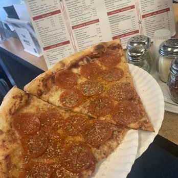 Pizzeria Del-Dio - 2 slices with pepperoni and drink lunch $8.60 with tax - Pizza Near Me - Orlando, Florida