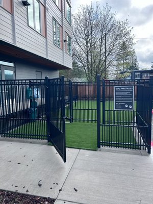 Dog Fence Enclosure - Ornamental fencing for dog run or dog park fence.
